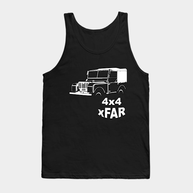 Land Rover Series 1 Vintage Tank Top by autoblastid